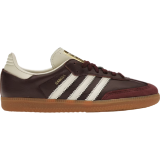 adidas Samba OG Maroon Gold Metallic (Women's)