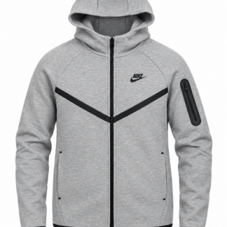 Nike Sportswear Tech Fleece Full-Zip Hoodie Grey (Junior)
