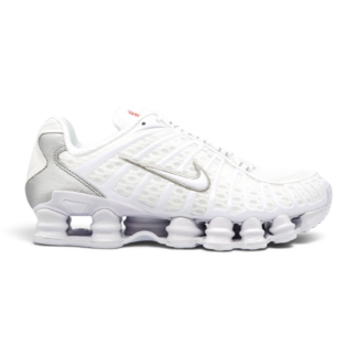 Nike Shox TL White/White/Metallic Silver